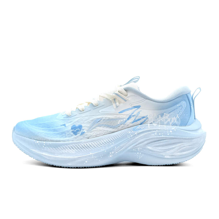 Li-Ning Li Ning Ride Waves Cushioning, Wear Resistant Low top Casual Running Shoes Women's Blue