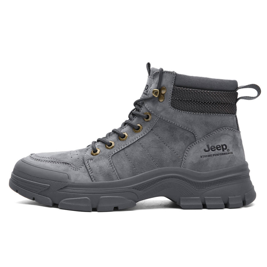 Jeep High top Outdoor Shoes Men's Gray