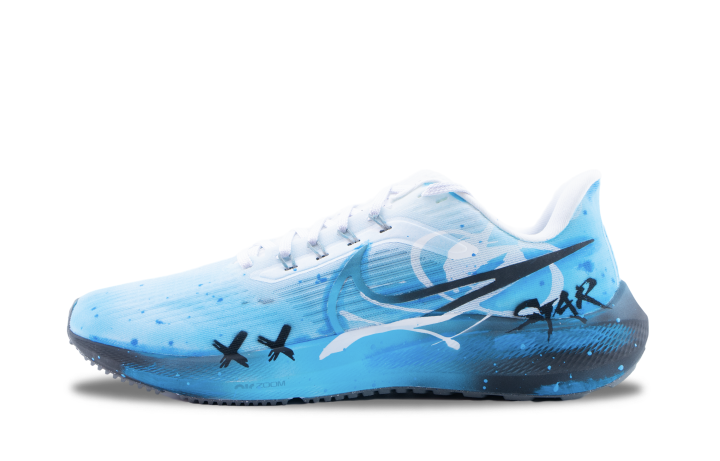 Nike Nike Air Zoom Pegasus 39 Abrasion Resistant Low top Running Shoes Unisex Blue