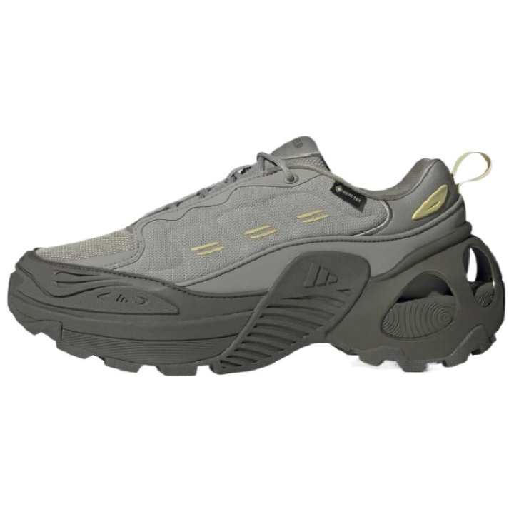 Adidas Adidas Wonder Runner Slip Resistant Low top Running Shoes Unisex Strata Olive Green Light Gold Pebble Silver Gray