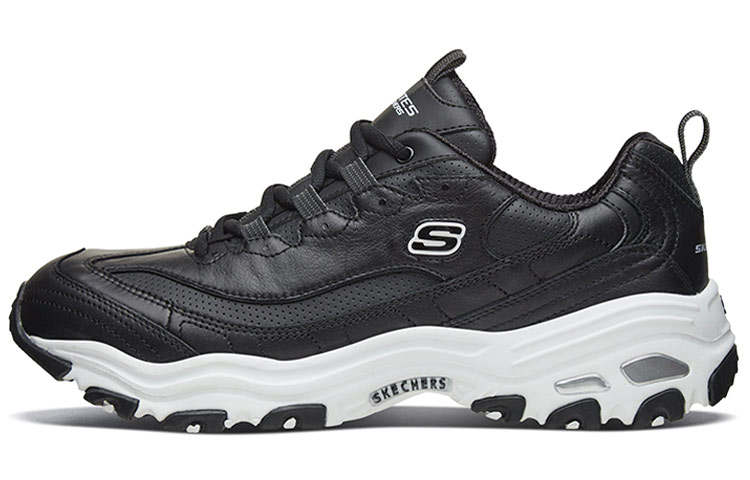 Skechers D Lites 1.0 Low Top Daddy Shoes Black