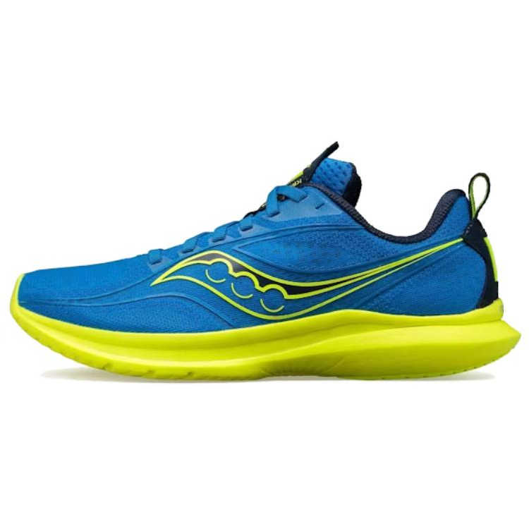 Saucony Kinvara Essence 13 Abrasion Resistant Low top Marathon Running Shoes Women's Blue Yellow