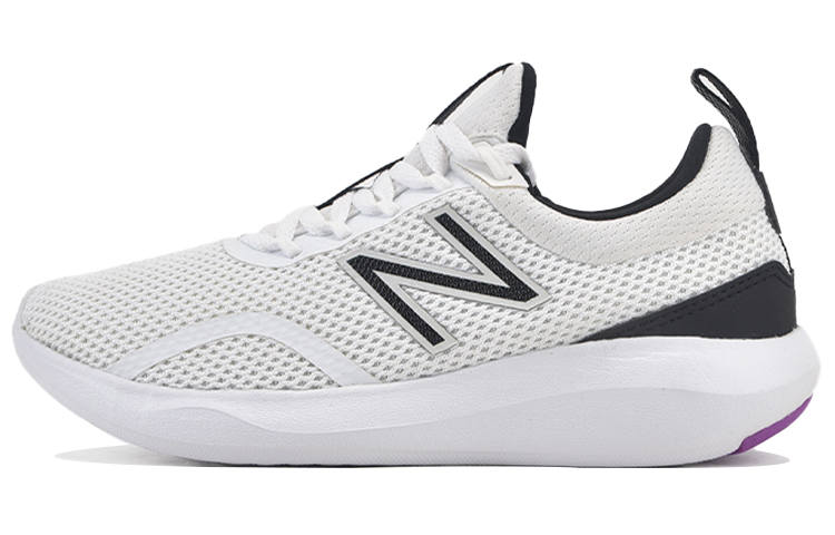 New Balance New Balance NB Coast Cushioning Slip Resistant Abrasion Resistant Breathable Low top Running Shoes Women's Black White