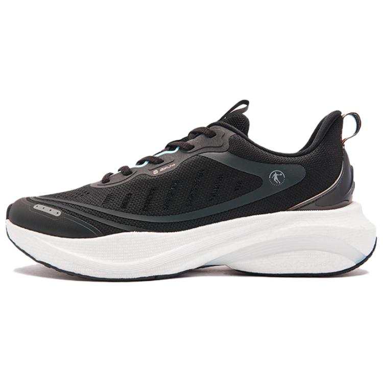 QIAODAN Infinity 6.0 Slip Resistant Abrasion Resistant Low top Casual Running Shoes Women's Black White