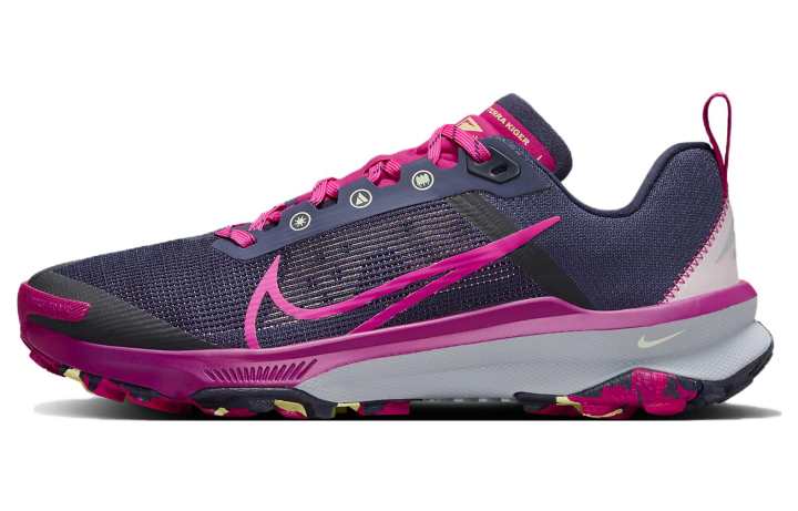 Nike Nike React Terra Kiger 9 Purple Ink Platinum Violet Luminous Green Fierce Pink Women's