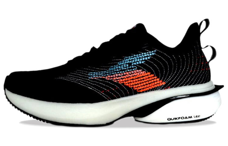 361° Mesh Fabric Cushioning Breathable Abrasion Resistant Slip Resistant Low top Casual Running Shoes Men's Black