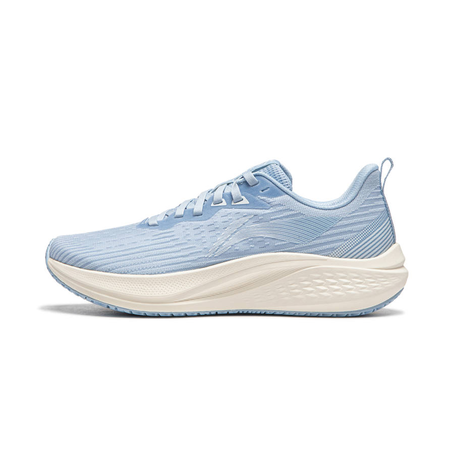 Li-Ning Li Ning Red Hare 7 Cushioning Slip Resistant Abrasion Resistant Low top Casual Running Shoes Women's Blue
