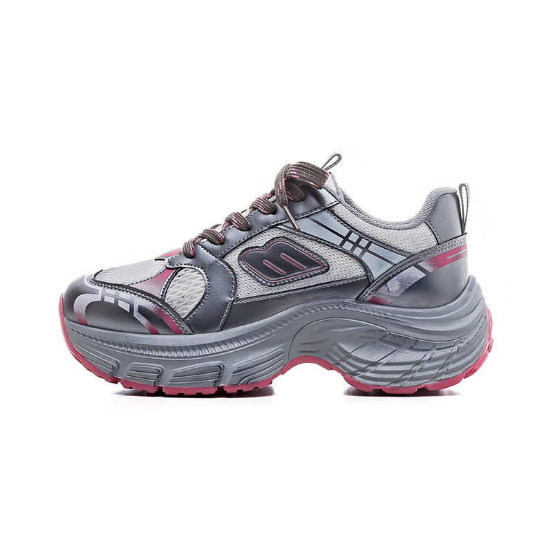 RENBEN Cushioning Slip Resistant Abrasion Resistant Breathable Balance Low top Chunky Sneakers Women's