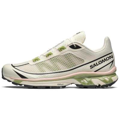 SALOMON XT 6 FT Fabric Cushioning Slip Resistant Abrasion Resistant Low top Casual Running Shoes Unisex Earth Gray