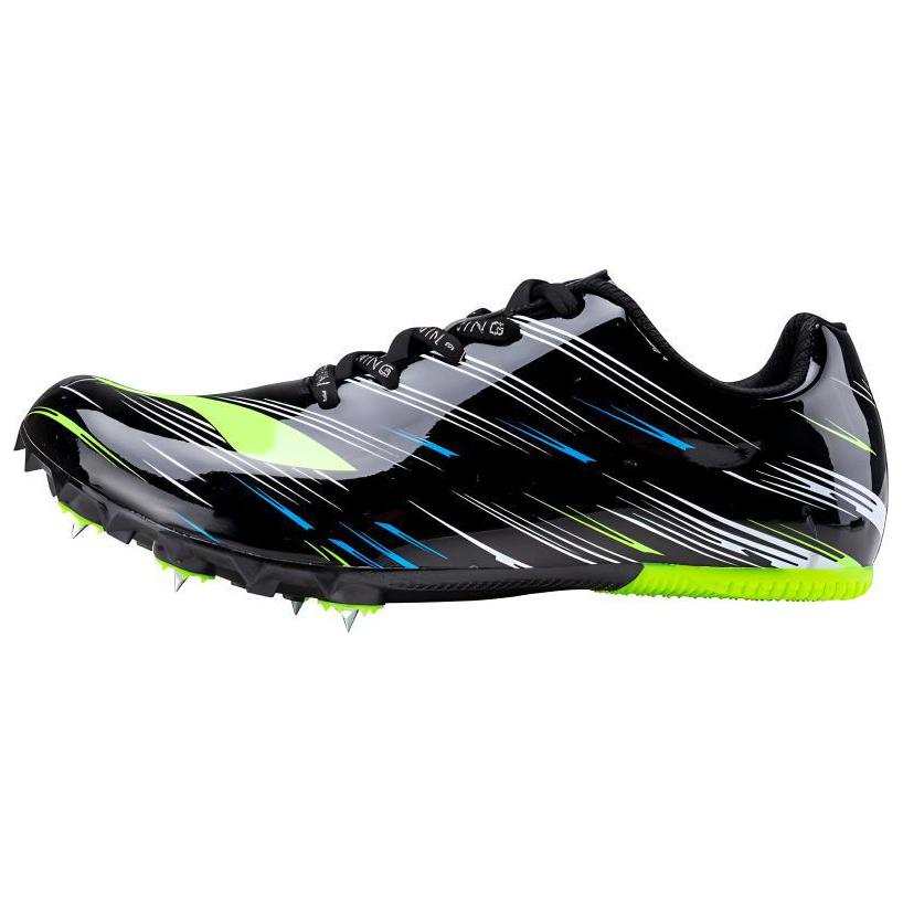 Li-Ning Li Ning Cushioning Slip Resistant Cushioning Slip Resistant Low top Running Shoes Unisex Black Green