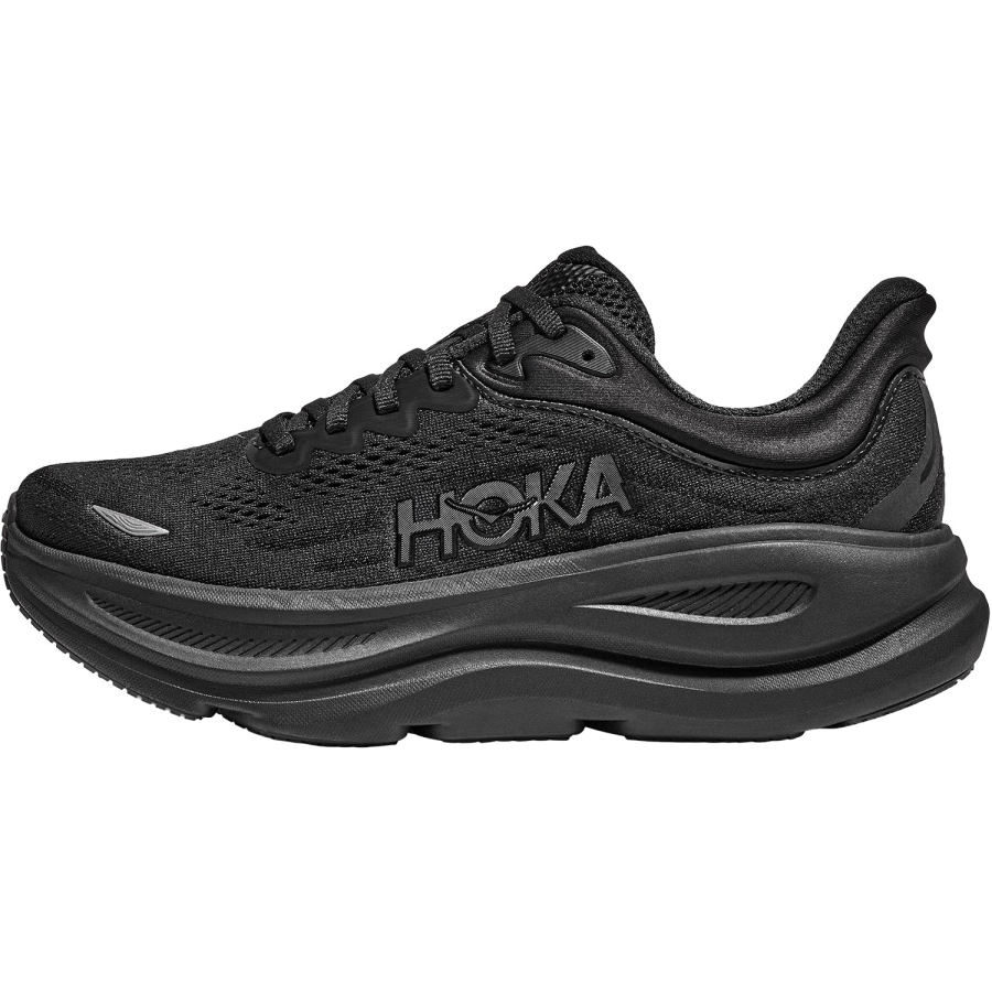 HOKA ONE ONE Bondi 9 Comfortable Mesh Breathable Low top Casual City Commuting Running Shoes Women's Black