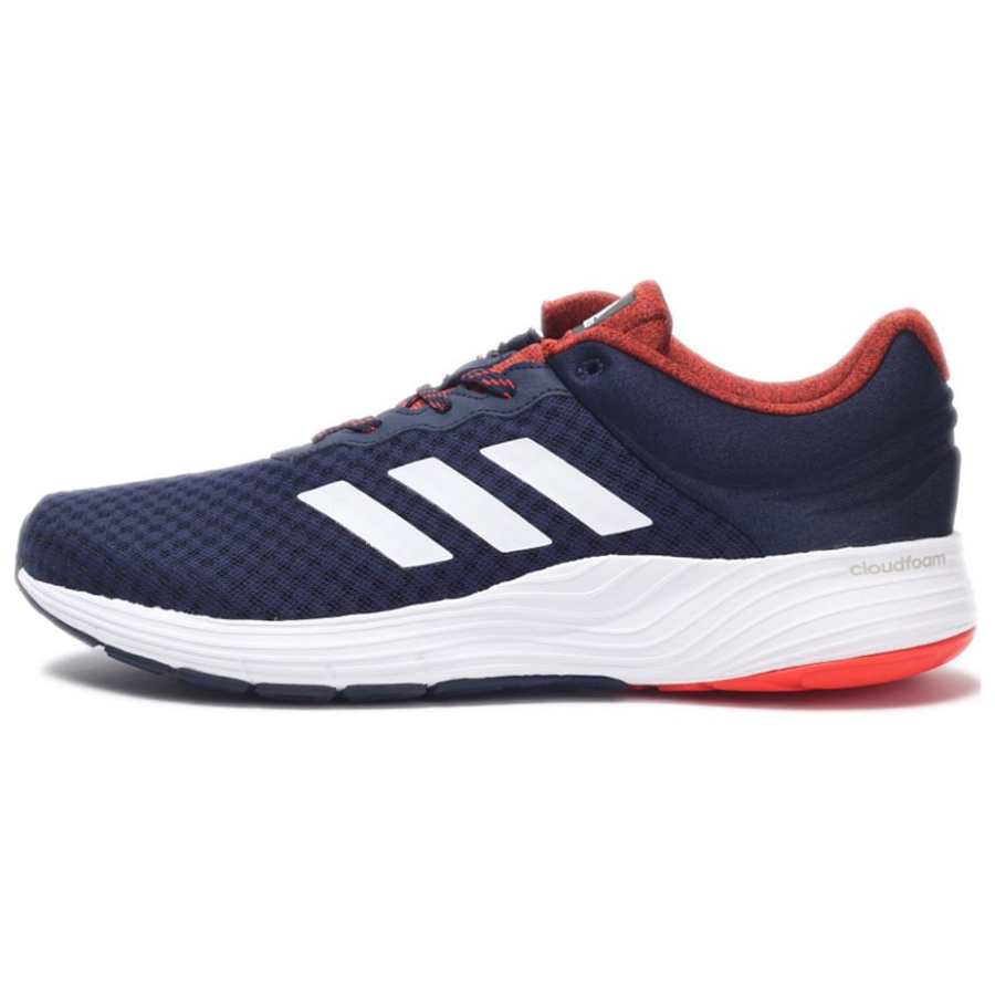 Adidas Adidas Fluidcloud Comfortable Abrasion Resistant Low top Running Shoes Men's Dark Blue
