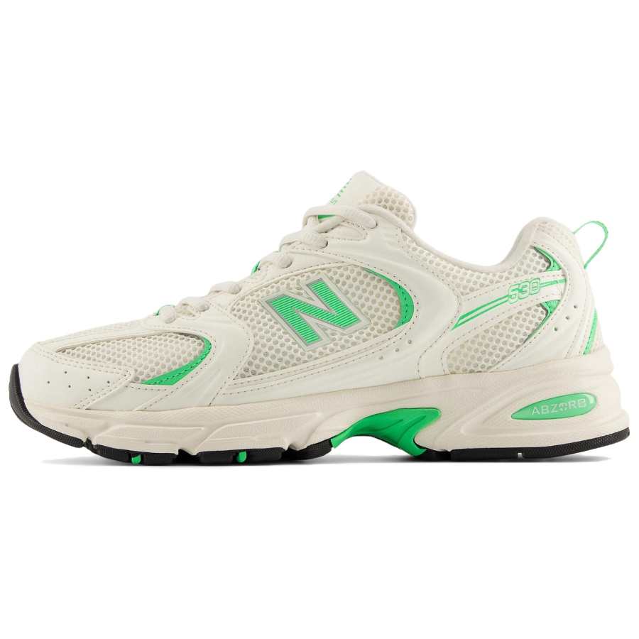 New Balance New Balance NB 530 Breathable Casual Running Shoes Unisex White Green