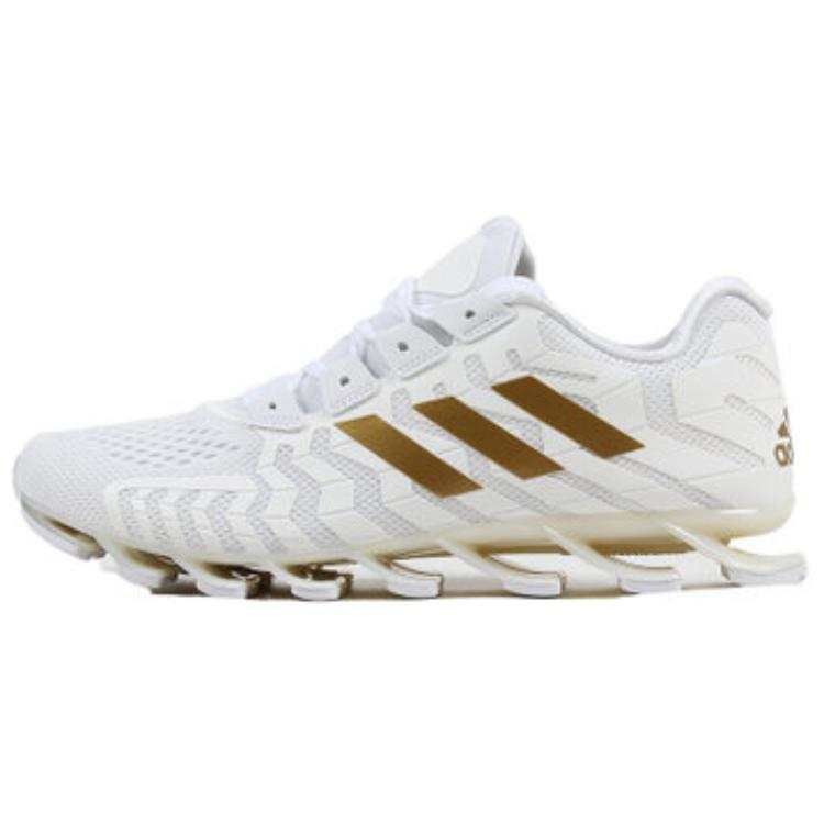Adidas Adidas Springblade Pro Comfortable Slip Resistant And Breathable Low top Running Shoes Men's White