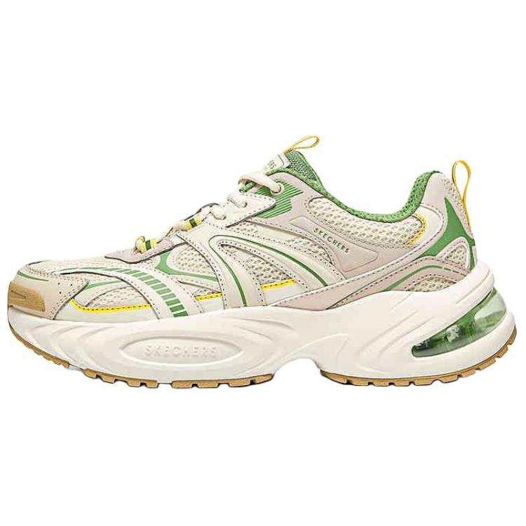 Skechers Lifestyle Abrasion Resistant Abrasion Resistant Low top Chunky Sneakers Men's Beige Green