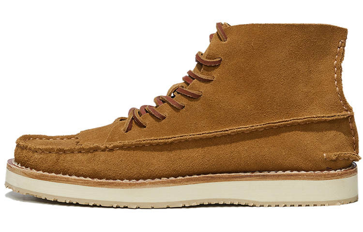 Norman Walsh Barnfit SHENANDOAH RIVER Series Cow Split Leather Ankle Boots Men's Tan