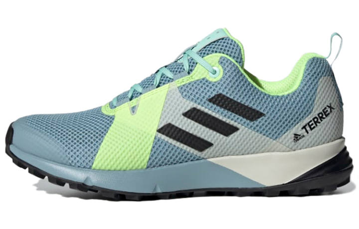 Adidas Adidas Terrex Two Mesh Slip Resistant Low top Running Shoes Women's Black Green