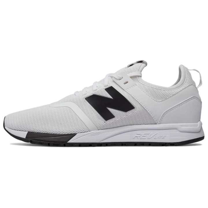 New Balance New Balance NB 247 Comfortable Textile, Synthetic Leather, Mesh Low top Running Shoes Men's Light Gray