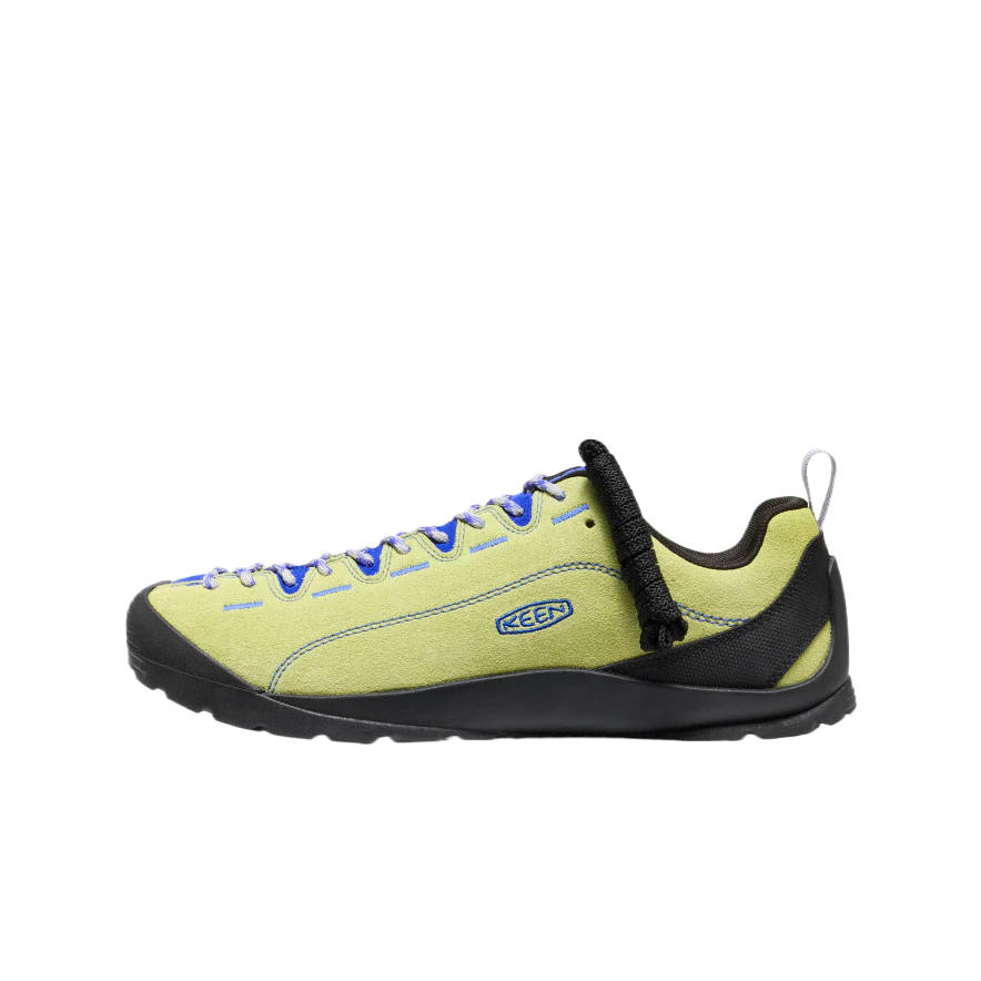 Keen Jasper Leather Slip Resistant, Breathable, And Lightweight Low top Outdoor Shoes Men's Green Blue Black
