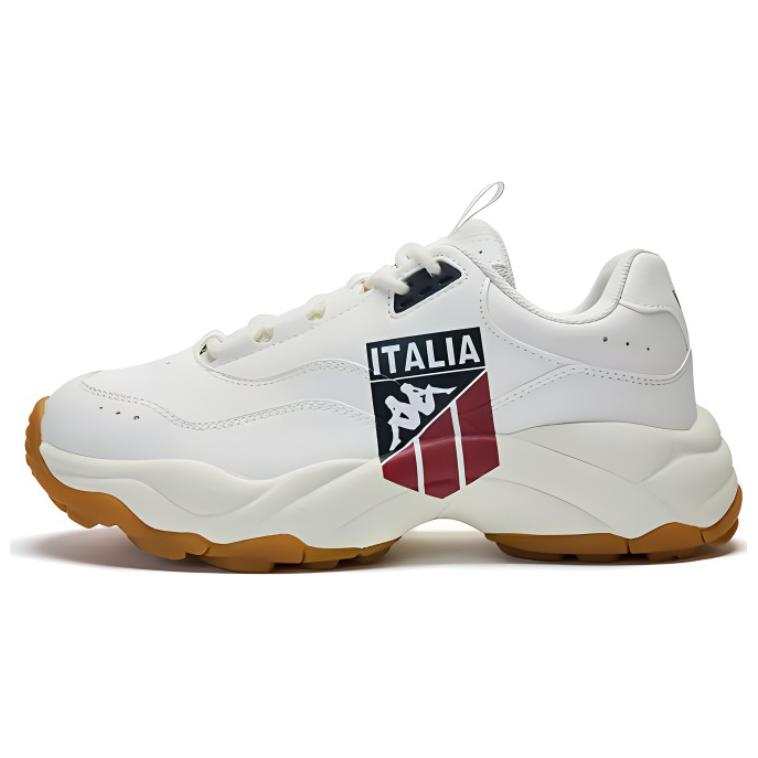 Kappa Cushioning Slip Resistant Cushioning Slip Resistant Low top Running Shoes Women's White Black Red