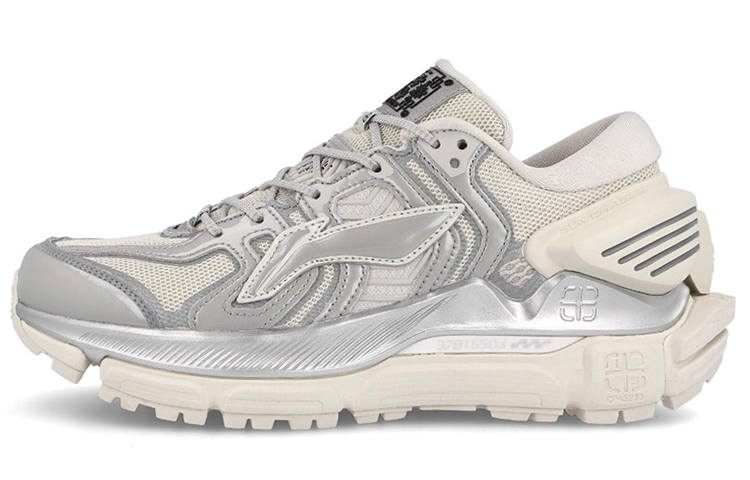Li-Ning Li Ning Kuafu Stable Low top Running Shoes Men's Ginkgo Paris Fashion Week