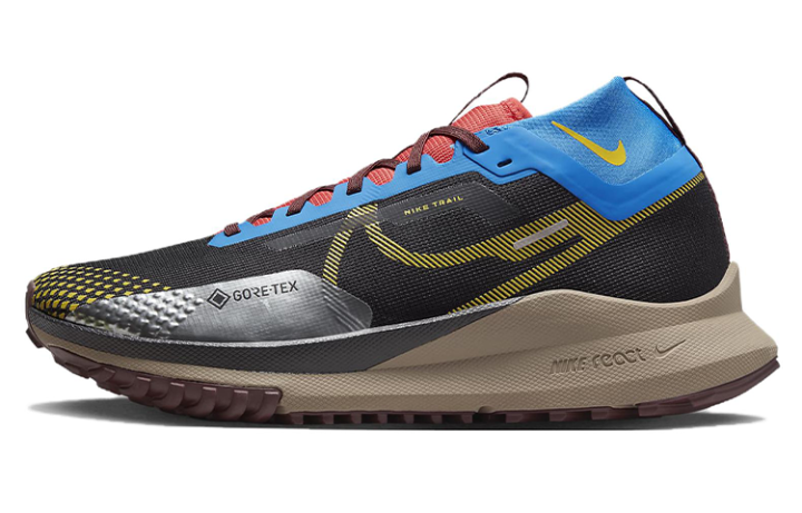 Nike Nike React Pegasus Trail 4 Gore Tex Black Vivid Sulfur Blue