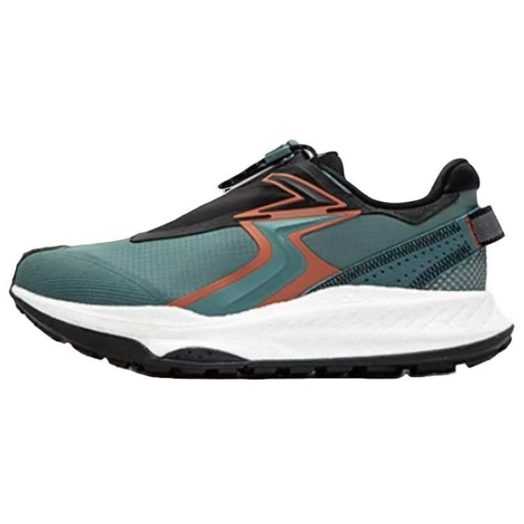 361° Wu Xia Collection Mesh Cushioning, Wear Resistant Low top Sprint Running Shoes Men's Black Green