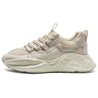 NAUTICA Cow Leather, Textile Abrasion Resistant Abrasion Resistant Low top Chunky Sneakers Men's Beige
