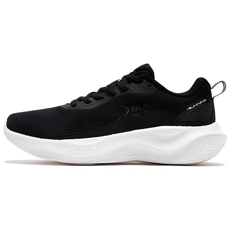 361° Comfortable And Breathable Abrasion Resistant Low top Casual Running Shoes Women's Black White