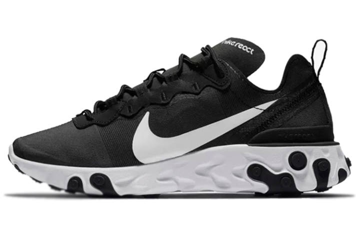 Nike Nike React Element 55 Black White Women's