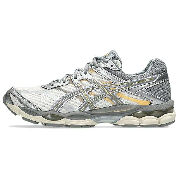 ASICS Gel Cumulus 16 Classic And Versatile Fabric Casual Running Shoes Unisex Gray