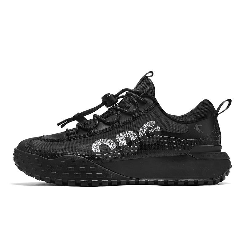 QIAODAN Exploration Low top Q KUNGFU Running Shoes Men's Black Gray