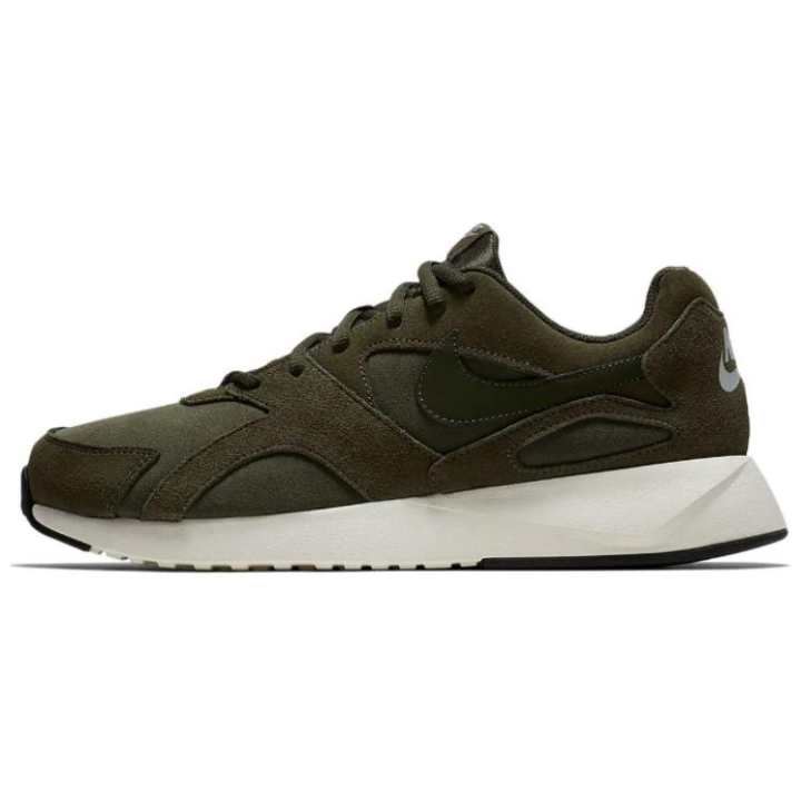 Nike Nike Pantheos Cushioning Breathable Cushioning Breathable Low top Running Shoes Men's Army Green
