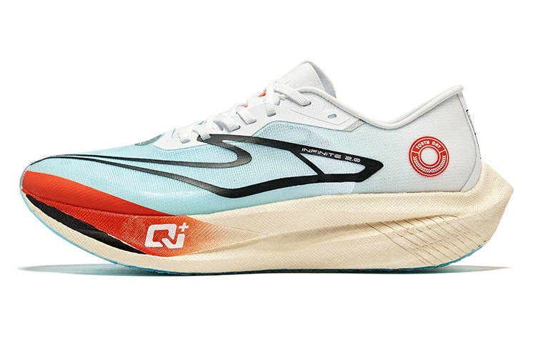 Erke Cushioning Rebound Low top Carbon Plate Technology Marathon Racing Running Shoes Men's Starlight Colorway