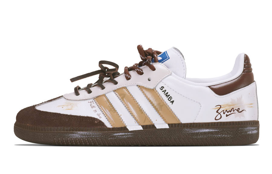 Adidas Adidas Samba OG Abrasion Resistant Balance German Army Trainers Unisex White Brown