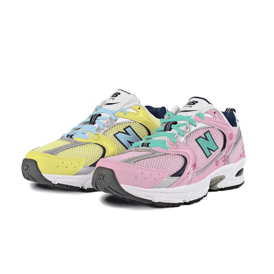 New Balance New Balance NB 530 Abrasion Resistant Low top Running Shoes Unisex Yellow Pink