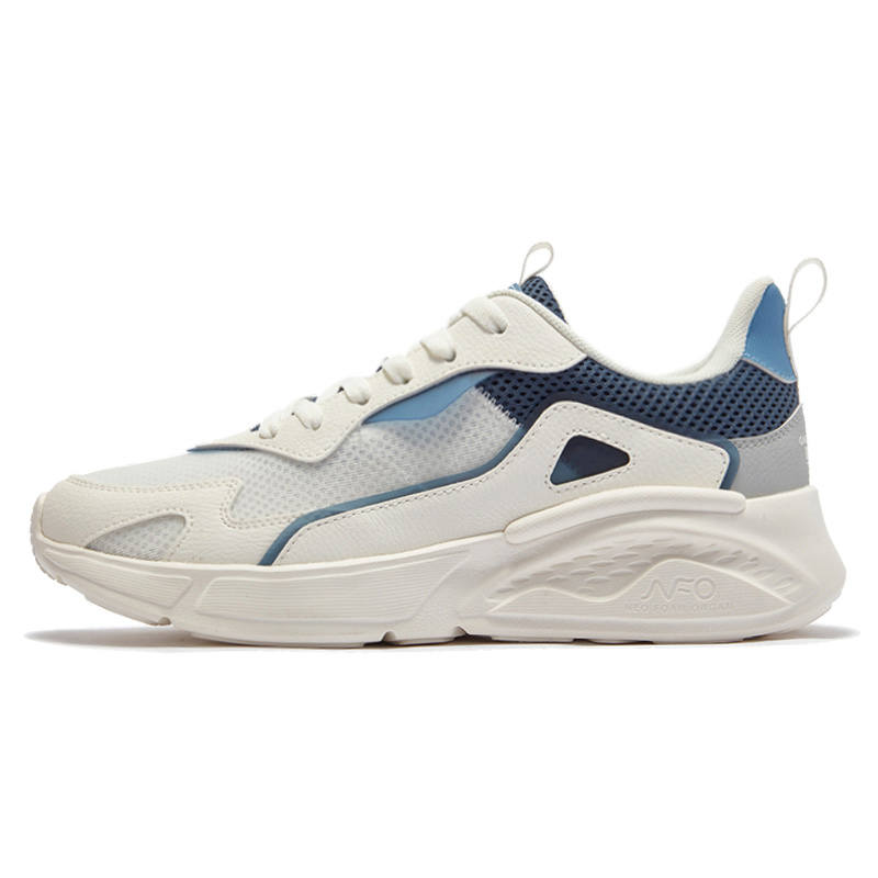 361° Breathable And Lightweight Low top Casual Running Shoes Men's White Blue