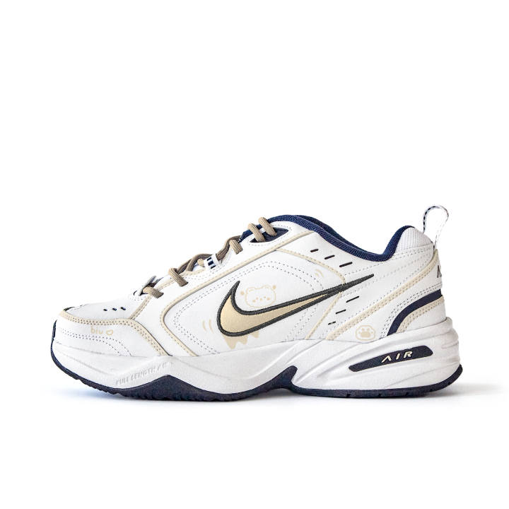 Nike Nike Air Monarch 4 Abrasion Resistant Low top Chunky Sneakers Unisex Light Yellow