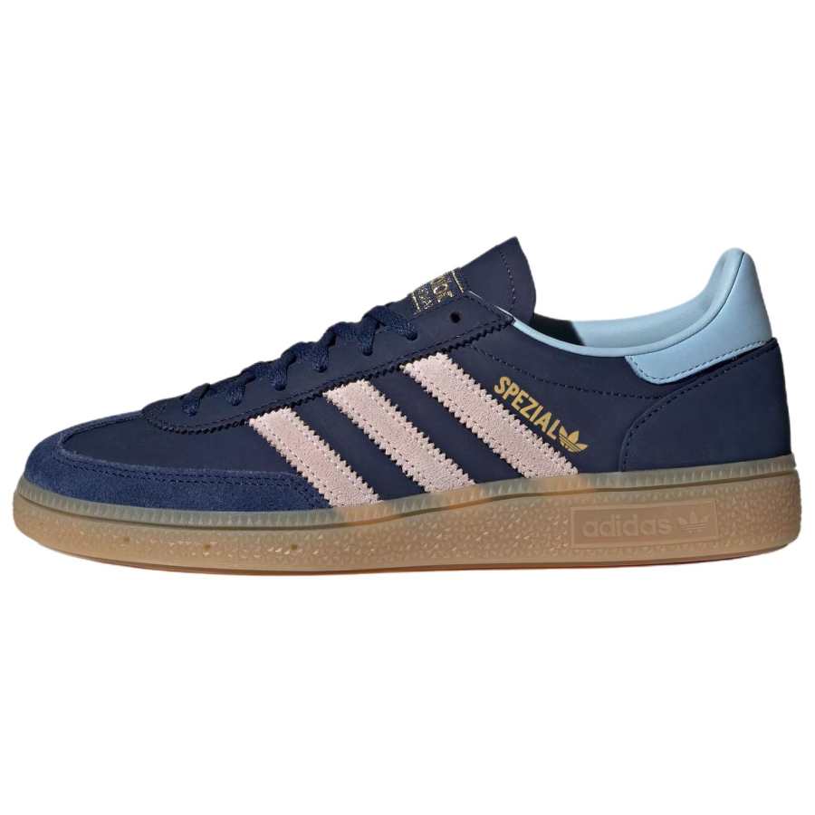 Adidas Originals HANDBALL SPEZIAL Leather Low top German Army Trainers Women's Dark Blue
