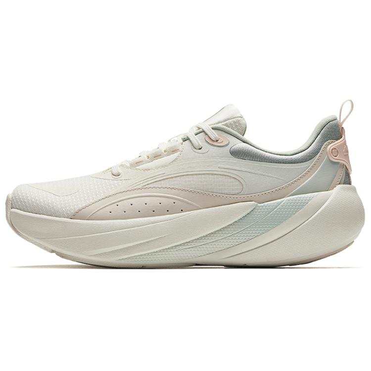Anta Cotton Candy Dash 3 Slip Resistant Abrasion Resistant Low top Casual Running Shoes Women's Beige Gray