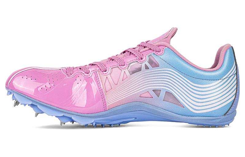 Li-Ning Li Ning Comfortable Cushioning Slip Resistant Abrasion Resistant Low top Training Running Shoes Unisex Blue Pink