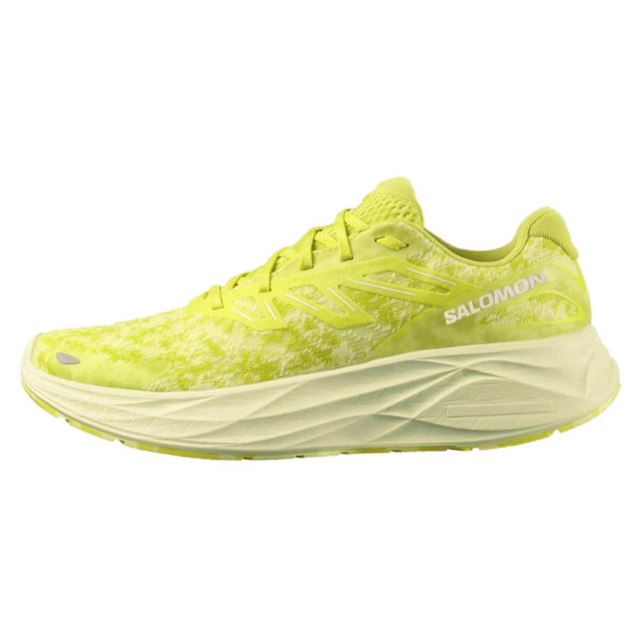 SALOMON AERO GLIDE 2 Comfortable Low top Running Shoes Men's Yellow Green