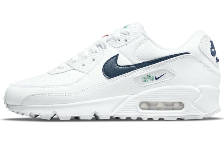 Nike Nike Air Max 90 White Thunder Blue Women's