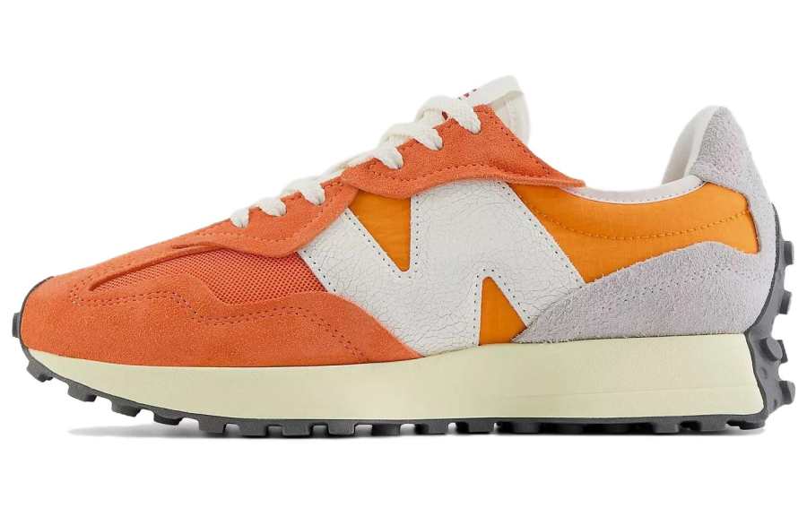 New Balance New Balance NB 327 Mesh Low top Casual City Commuting Running Shoes Unisex Orange White