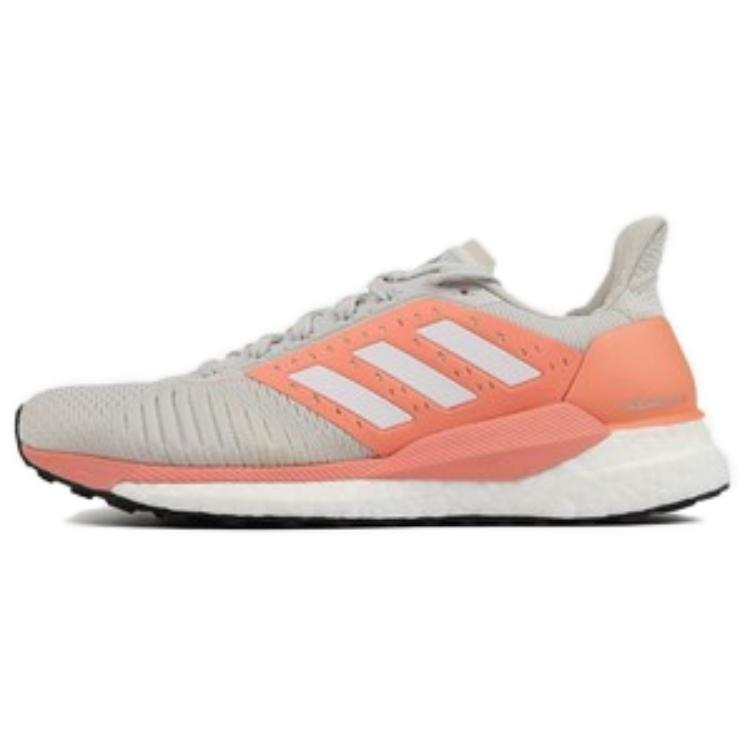 Adidas Adidas Solar Glide Comfortable Abrasion Resistant Low top Running Shoes Women's Gray Orange