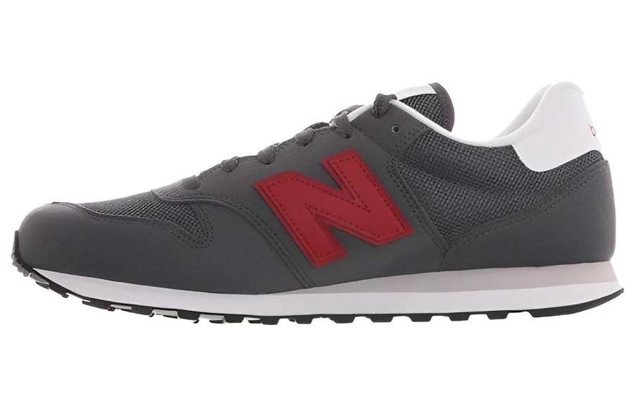 New Balance New Balance NB 500 Textile, Leather Abrasion Resistant Low top Running Shoes Men's Dark Gray