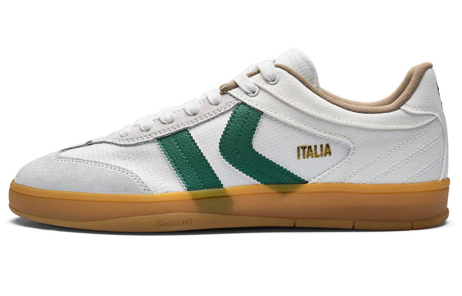 Kappa Low top Skateboard Shoes Unisex White Green