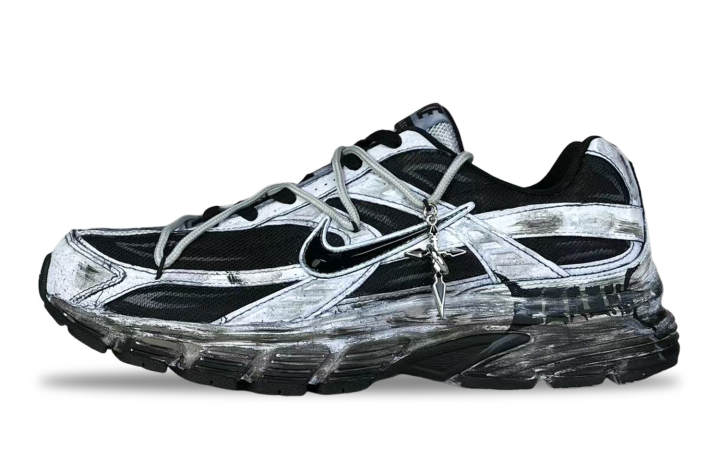 Nike Nike Initiator Abrasion Resistant Low top Casual City Commuting Running Shoes Men's Black White Gray