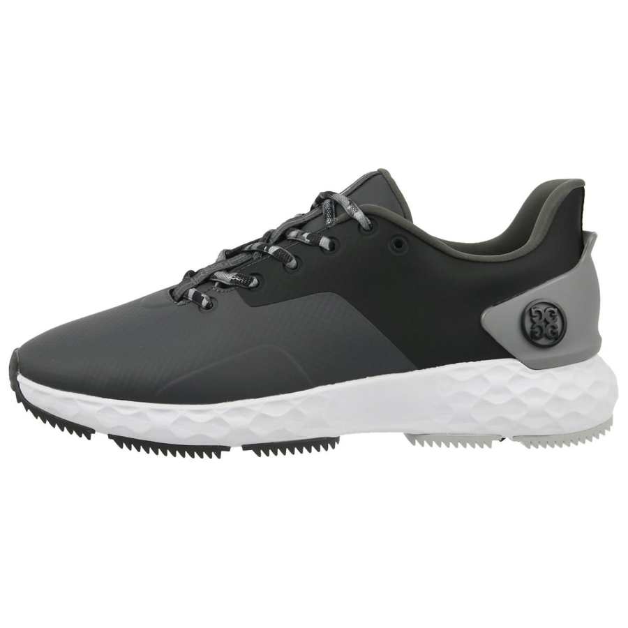 GFORE Slip Resistant Abrasion Resistant Slip Resistant Abrasion Resistant Low top Golf Shoes Men's Black Gray