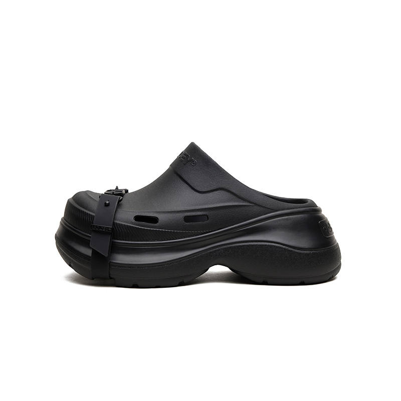 ABCICEY Closed Toe Slippers Unisex Black